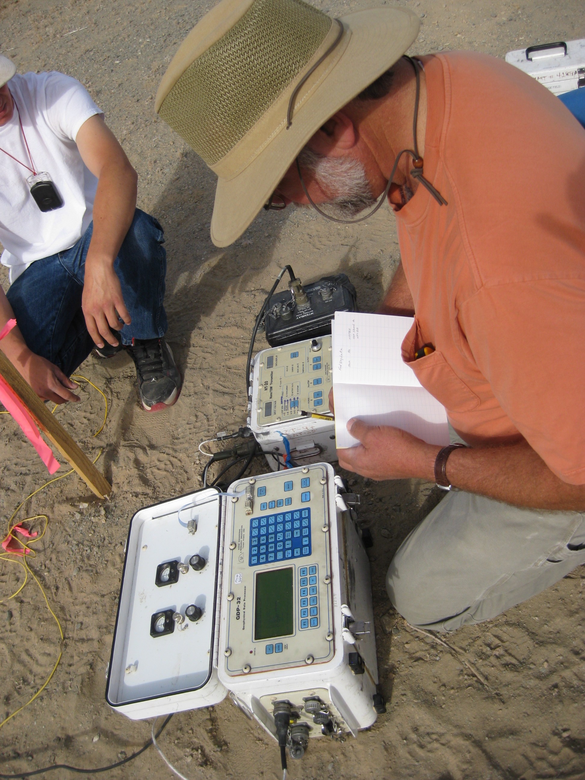 Time Domain EM Survey in Blythe